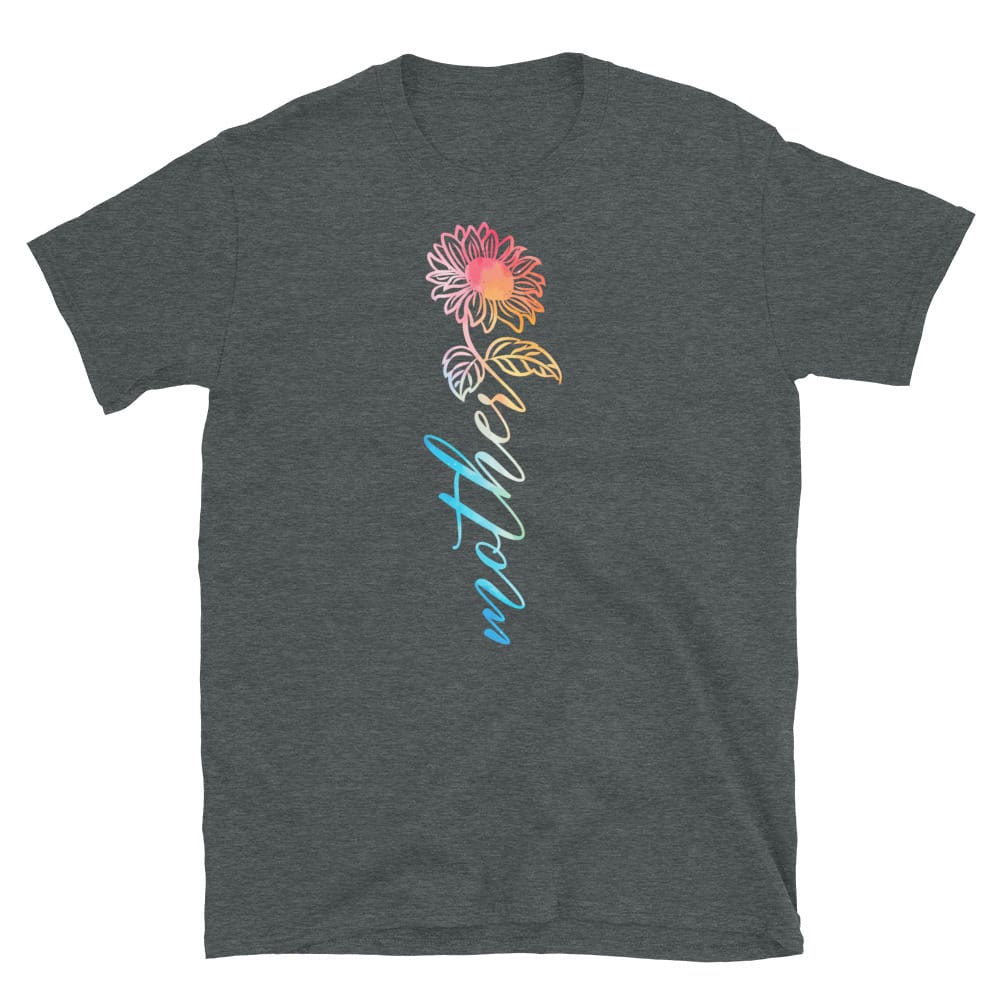 Mothers Sunflower Graphic Unisex  T-Shirt - Image 3
