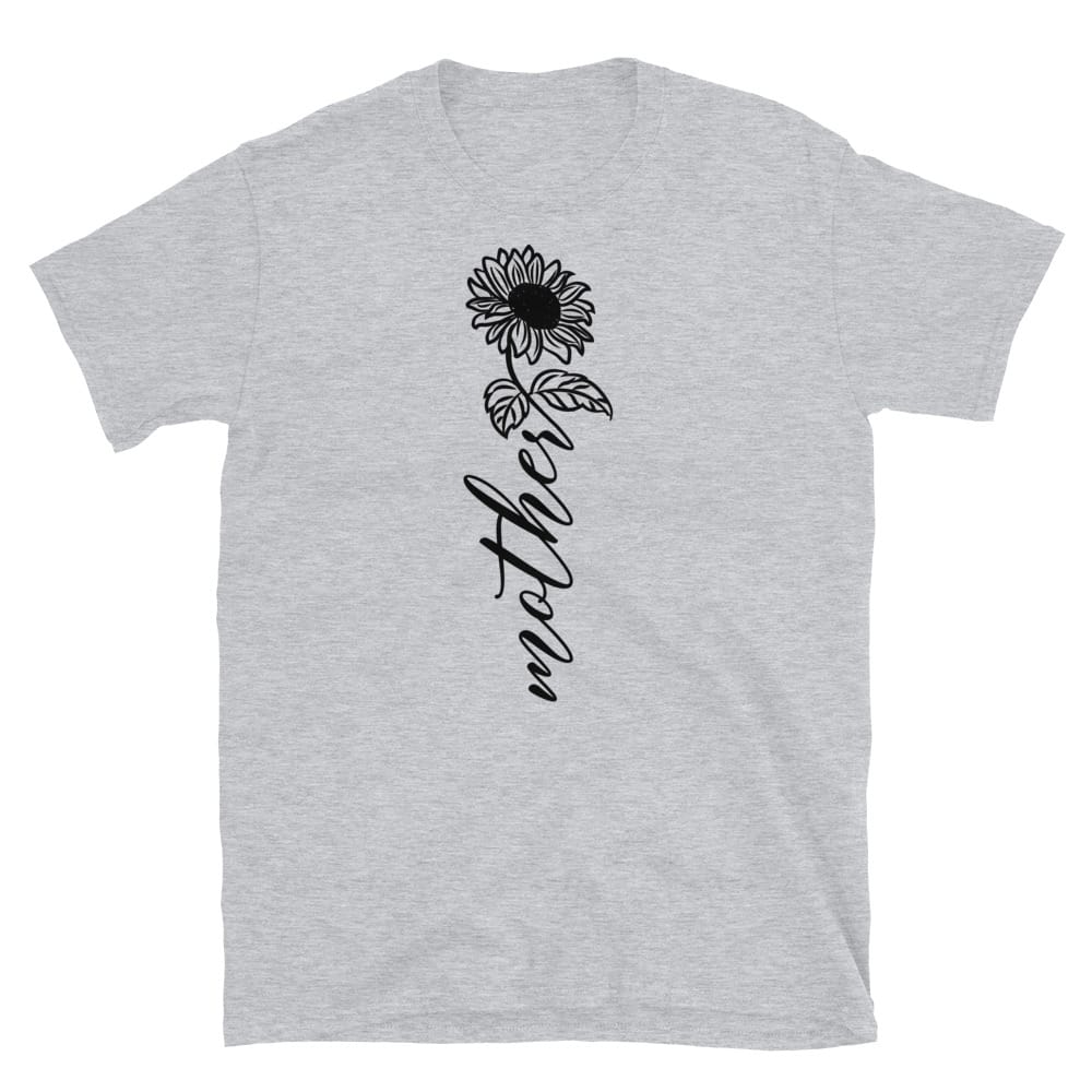 Mothers Sunflower Graphic Unisex  T-Shirt - Image 5