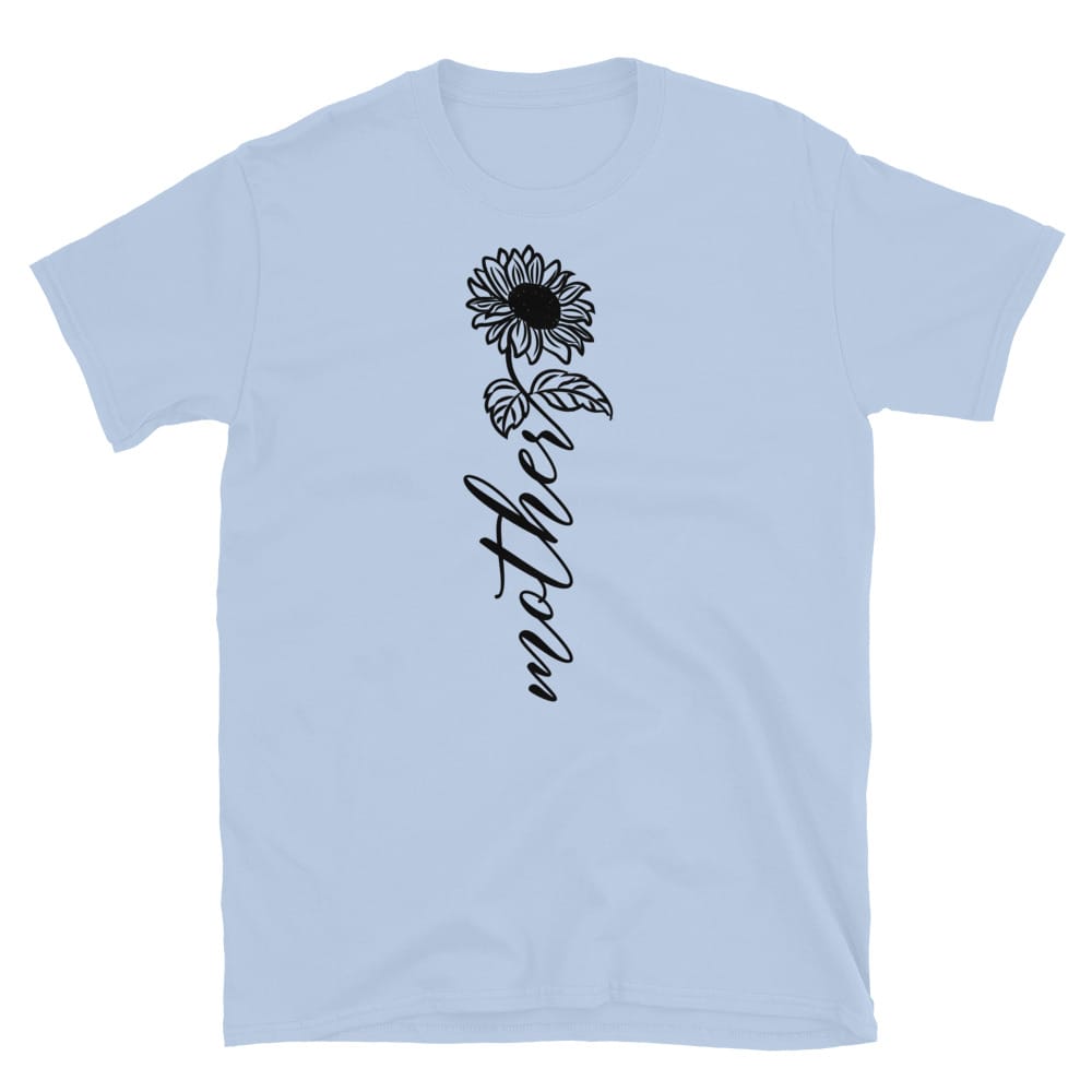 Mothers Sunflower Graphic Unisex  T-Shirt - Image 4