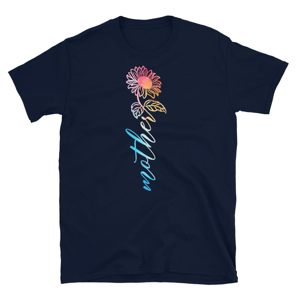 Mothers Sunflower Graphic Unisex  T-Shirt - Image 2